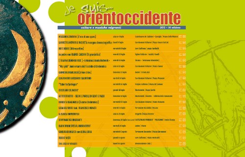 Orientoccidente 2015 XI edizione , Festival di Musica e Culture 