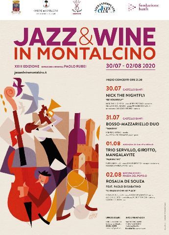 Jazz & Wine in Montalcino 2020 - il grande jazz conquista la terra del Brunello