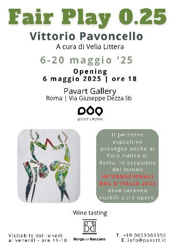 Fair play 0.25 - Mostra personale di Vittorio Pavoncello