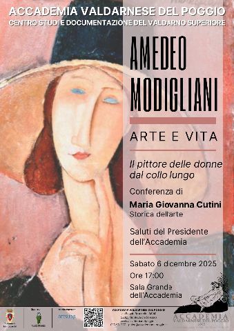 AMEDEO MODIGLIANI PROTAGONISTA DELLA CONFERENZA DELLA STORICA DELL’ARTE MARIA GIOVANNA CUTINI