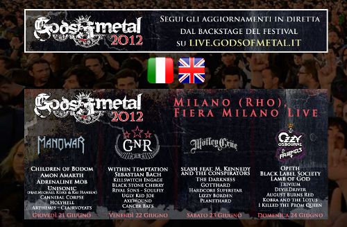 Gods Of Metal 2012