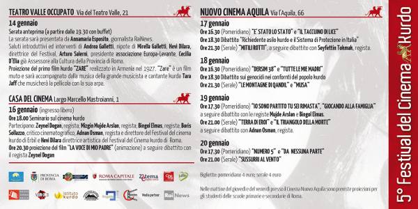 “Heviya Azadiye – Speranza di Libertà” V edizione – Festival cinema curdo